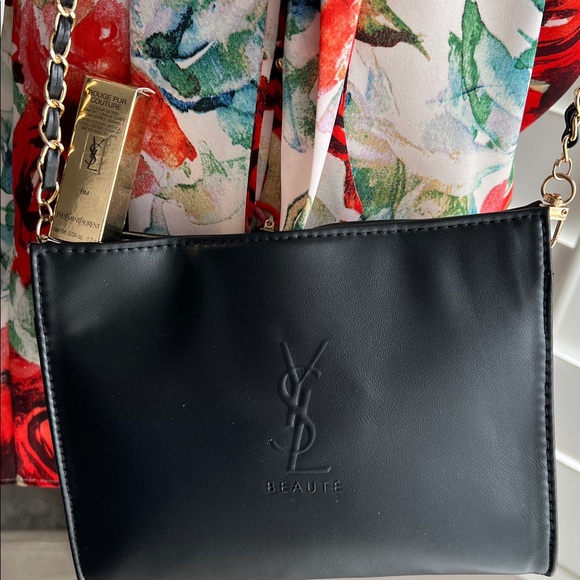 🆕YSL Black Shoulder Clutch + NEW YSL Satin lipstick 💄 RM - Picture 13 of 16